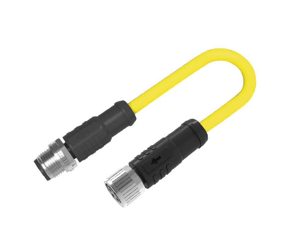 訂貨號(hào)：M12L-MS-5P-M12L-FS-□□-PVC